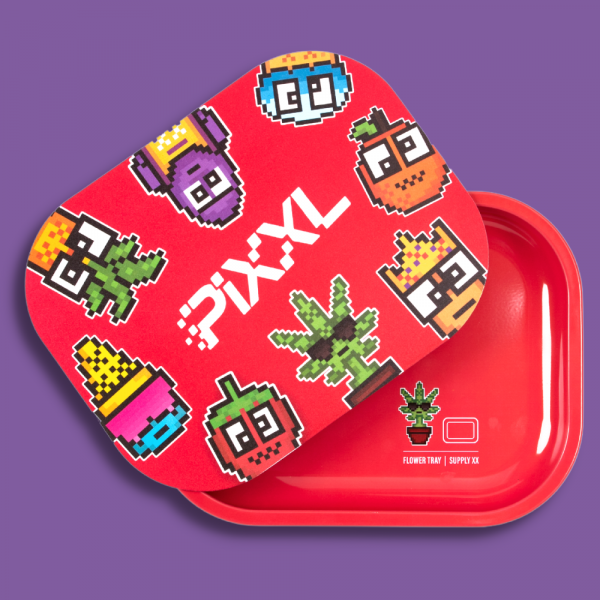 PIXXL FAM Rolling Tray with Magnetic Lid