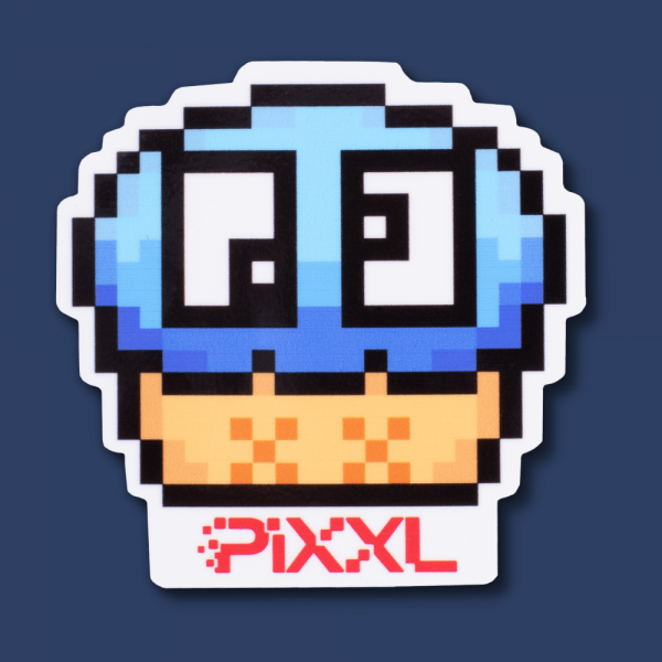 Blue Muffin Sticker